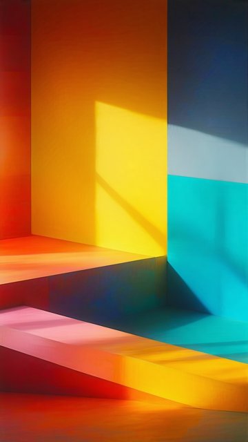 색채의 조화: 빛과 그림자의 춤