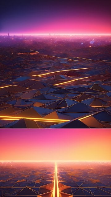 Cyberpunk Cityscape Sunset Wallpaper