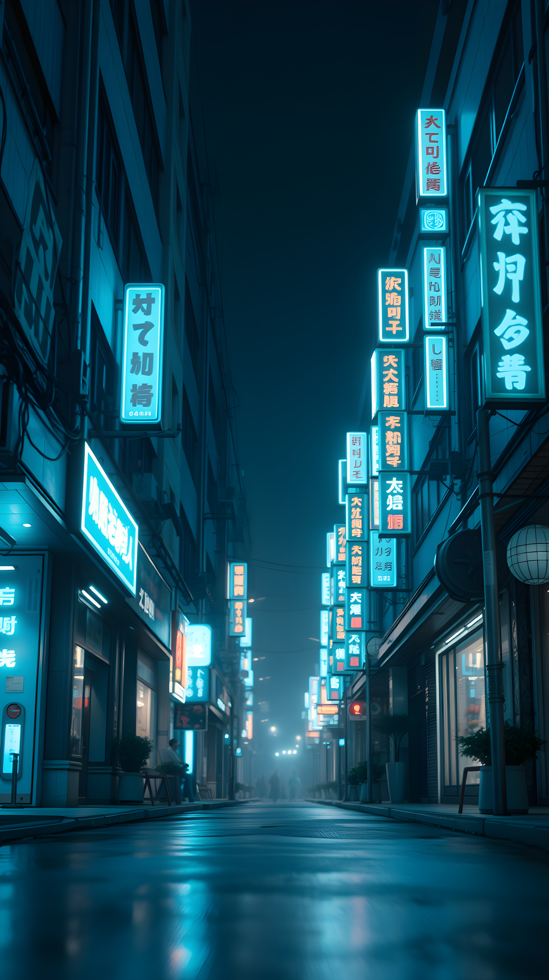 Neon Cyberpunk Tokyo Street Night Wallpaper, neon, cyberpunk, tokyo, street, night, cityscape