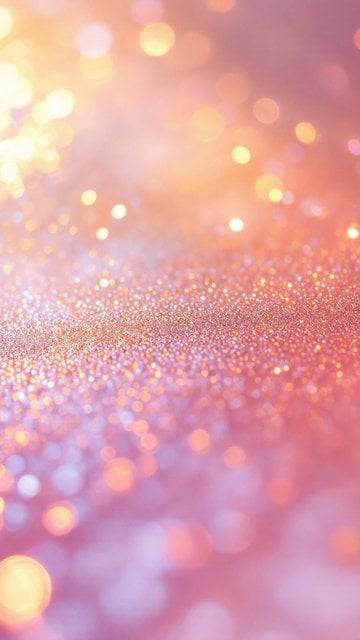 Sparkling Pink & Gold Bokeh Glitter Wallpaper