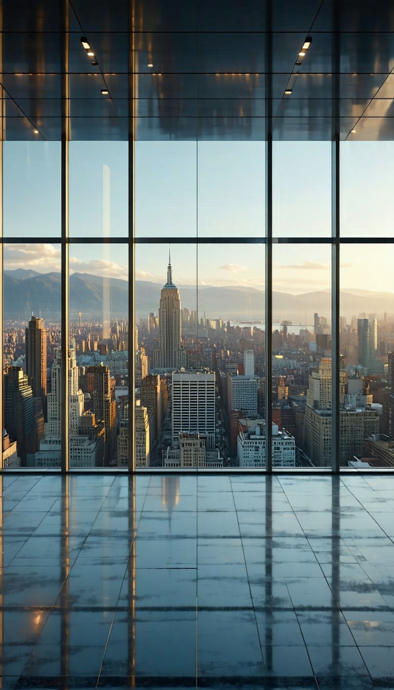 뉴욕 맨해튼 고층빌딩 전망, 뉴욕, 맨해튼, 고층빌딩, 스카이라인, 엠파이어스테이트빌딩, 도시경관