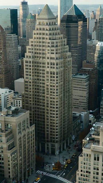 Historic NYC Skyscraper Cityscape Phone Wallpaper