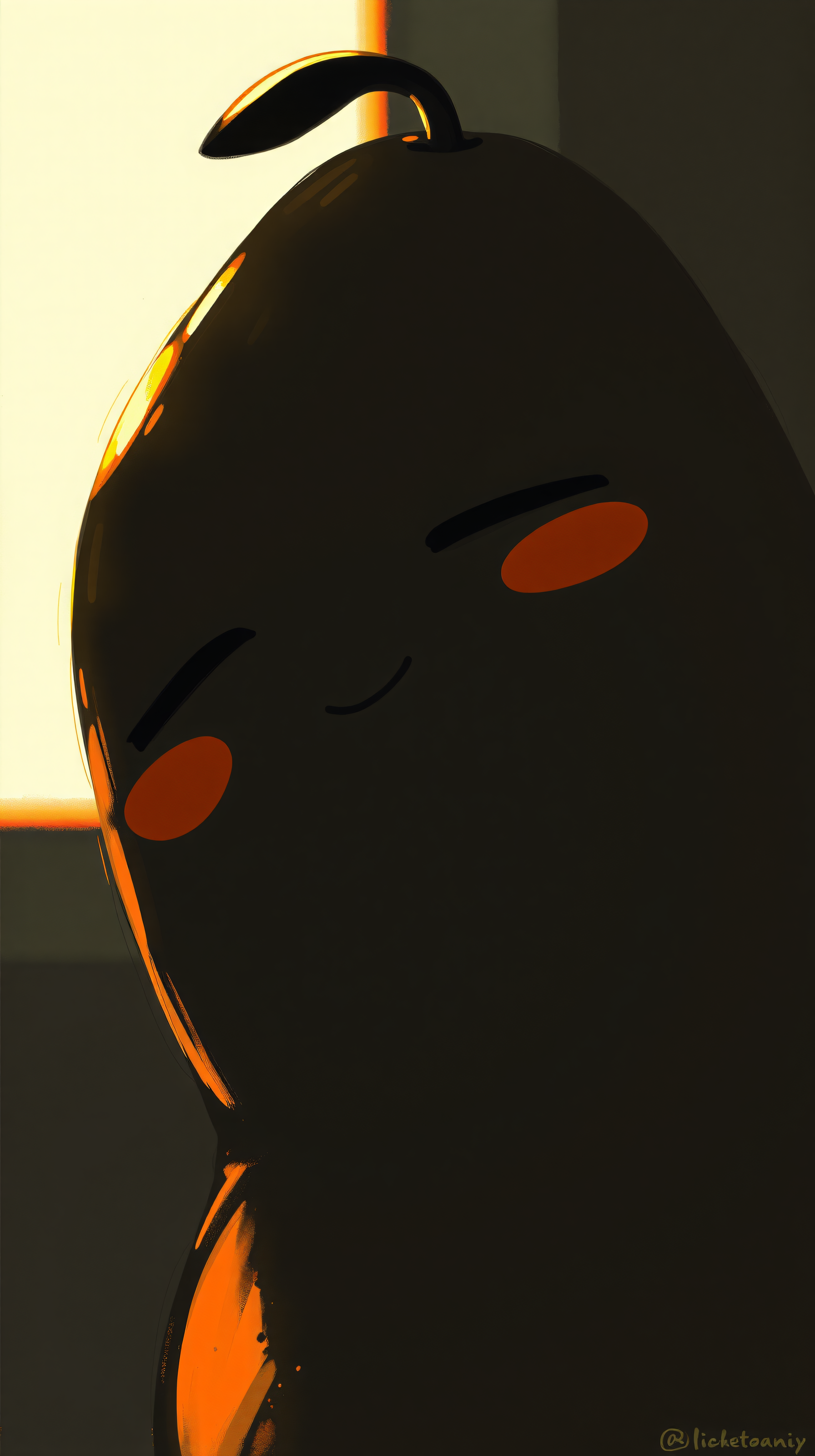 Cozy Dark Character Silhouette Wallpaper, cute, minimal, silhouette, dark, cozy, sleepy