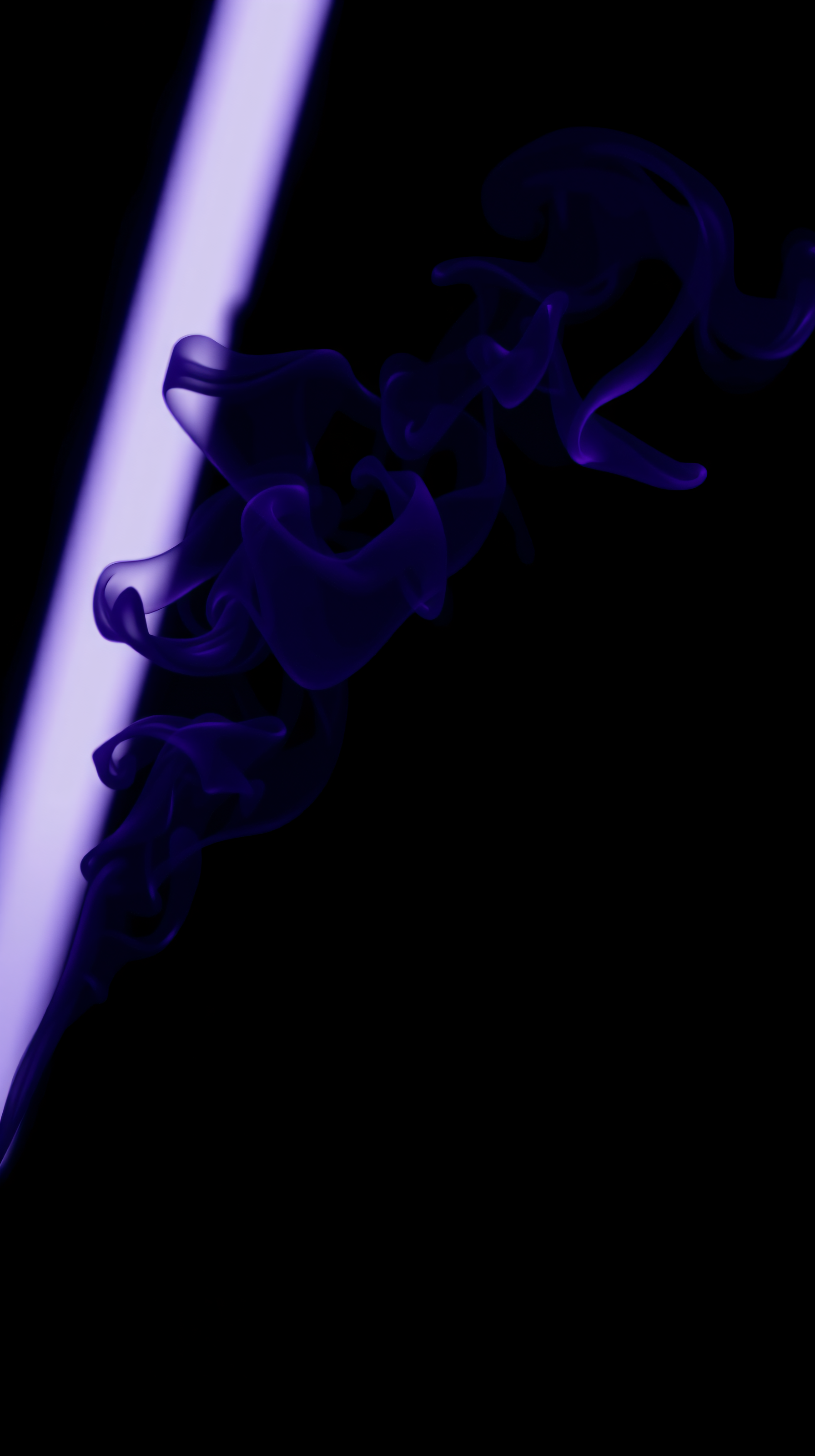 Mystic Purple Smoke & Light Abstract Wallpaper, purple smoke, abstract light, dark wallpaper, lavender glow, mystic background, minimalist