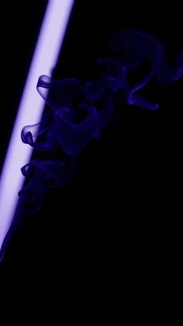 Mystic Purple Smoke & Light Abstract Wallpaper