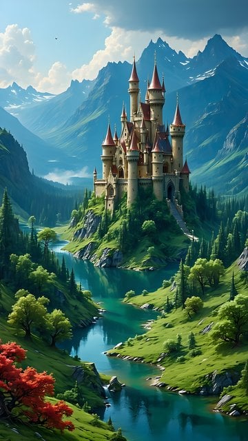 Enchanted Castle Valley: Fairytale Mountain River