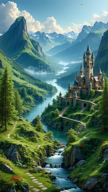 산맥과 강, 그리고 성