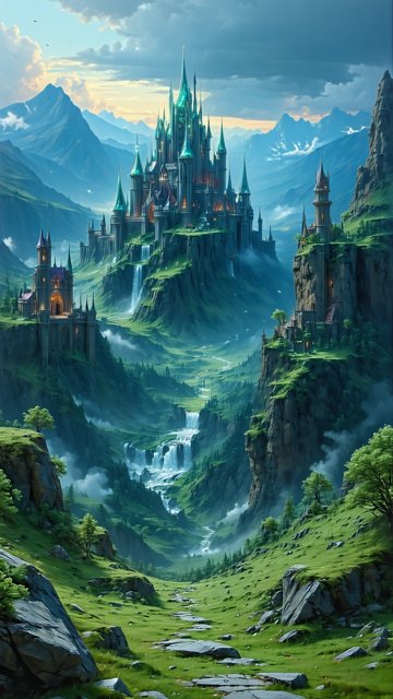 환상적인 계곡의 성