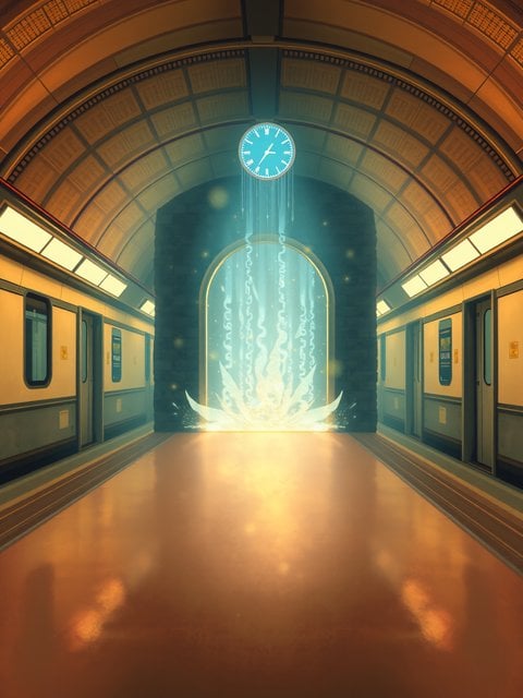 Mystical Subway Clock Portal