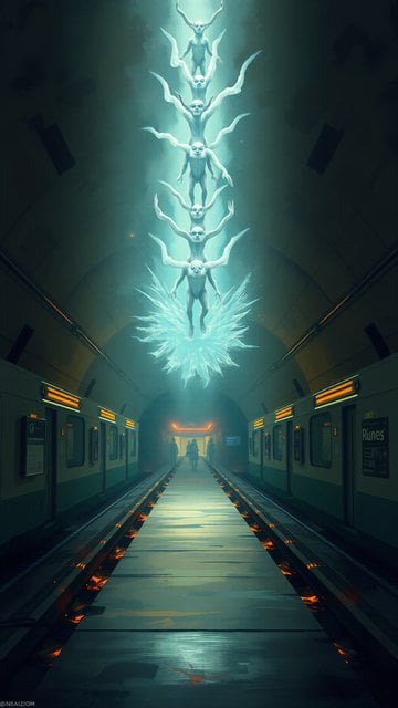 Subway Portal with Spectral Entities
