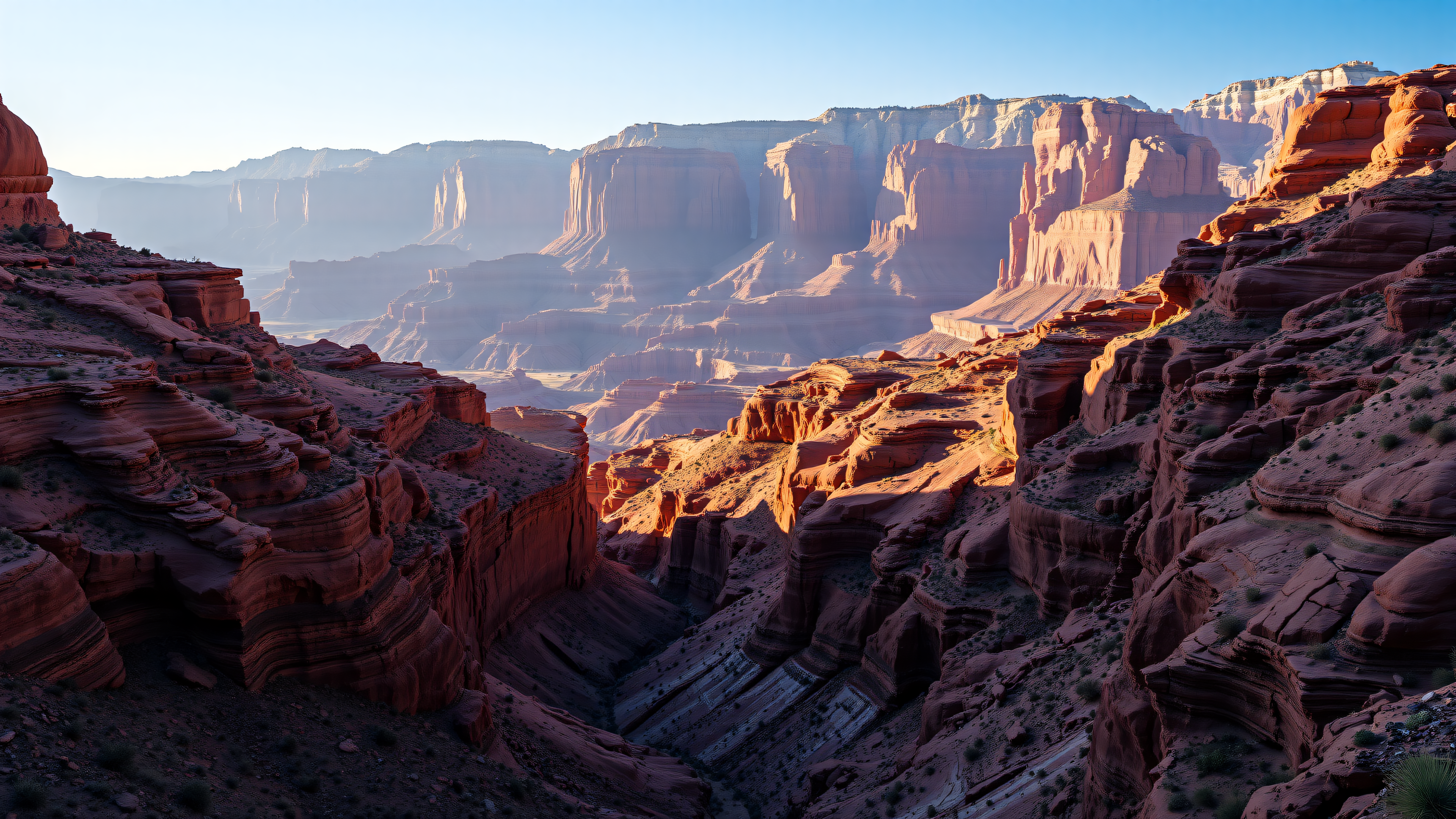 Grand Canyon Red Rock Canyon Sunrise Wallpaper, grand canyon, red rock, canyon, nature, landscape, sunrise