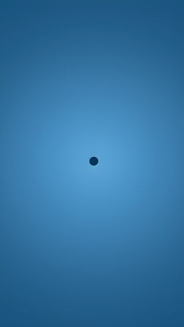 Minimal Blue Gradient with Dark Central Dot