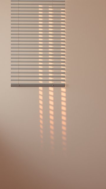 Golden Hour Blinds Shadow Aesthetic Wallpaper