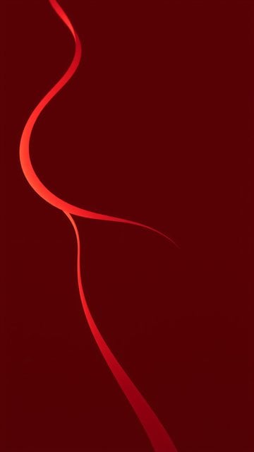 Elegant Red Wavy Gradient Abstract Mobile Wallpaper