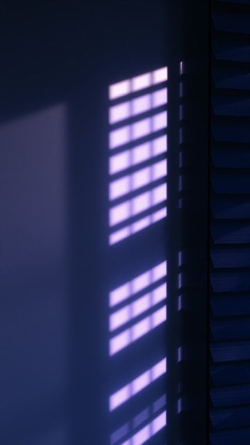 Minimalist Purple Window Shadows Aesthetic Wallpaper