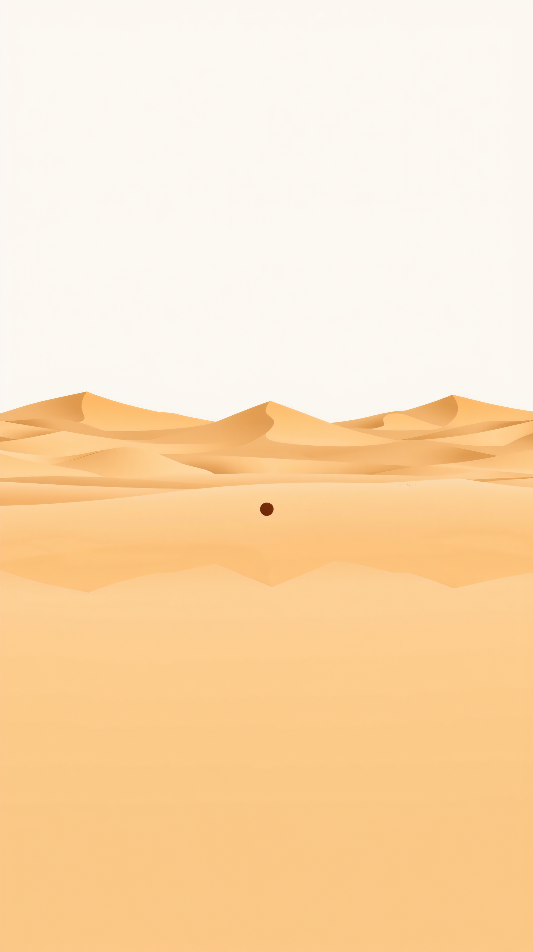 Minimalist Serene Desert Dunes Wallpaper with Sun, minimalist, desert, dunes, sand, nature, landscape