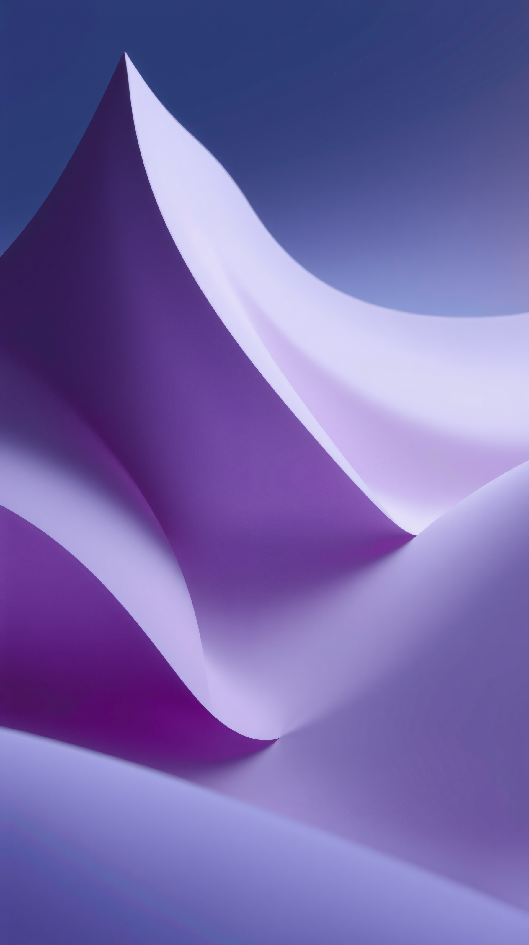 Soft Purple Blue Abstract Waves Wallpaper, abstract, purple, blue, waves, gradient, soft