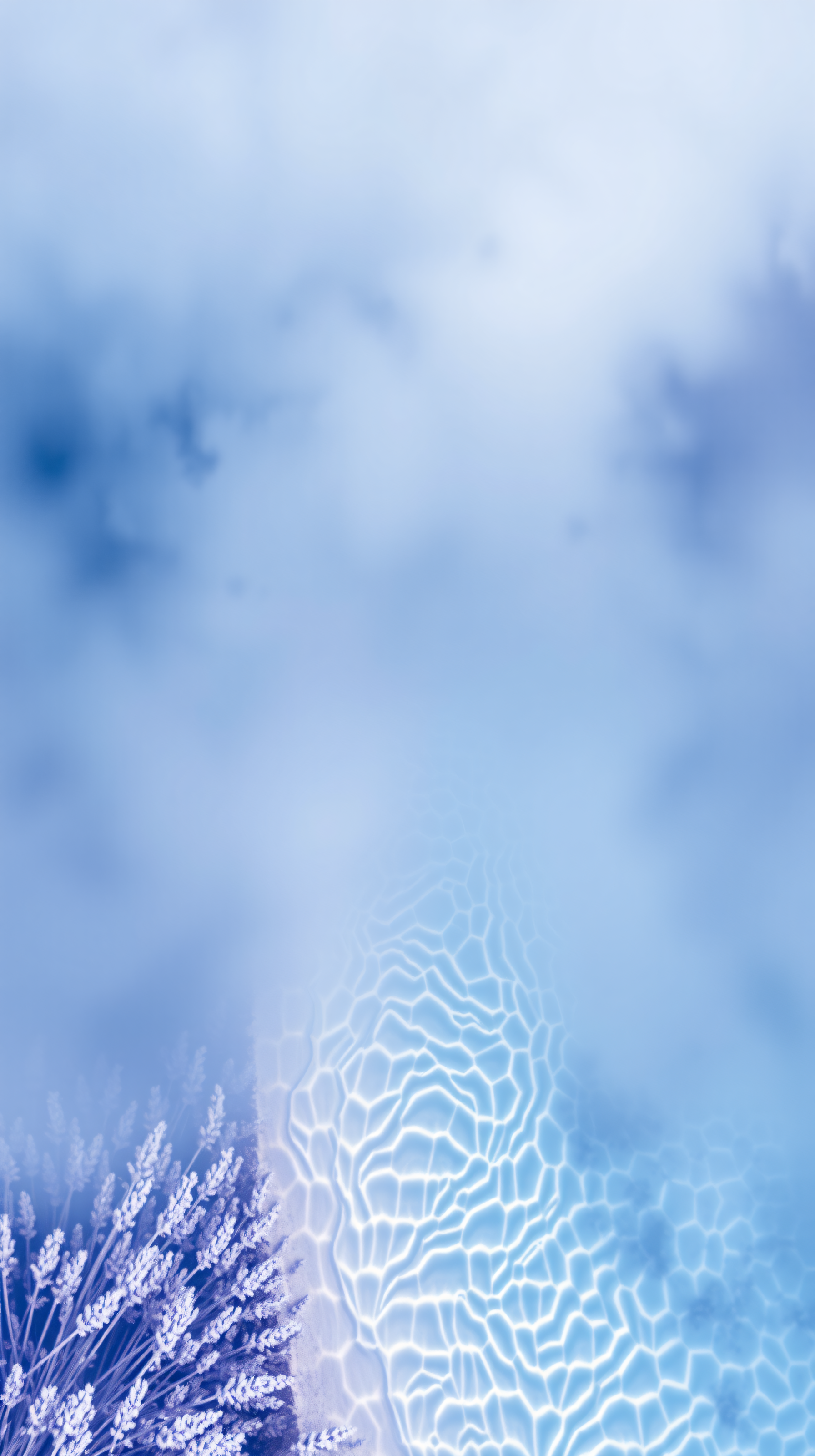 Dreamy Lavender Water Ripples & Soft Sky Wallpaper, lavender, water ripples, soft aesthetic, pastel blue, purple, dreamy