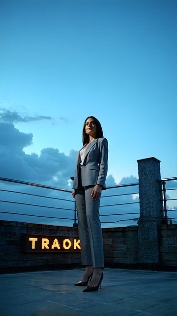 Confident Executive Blue Sky Dream Mobile Wallpaper