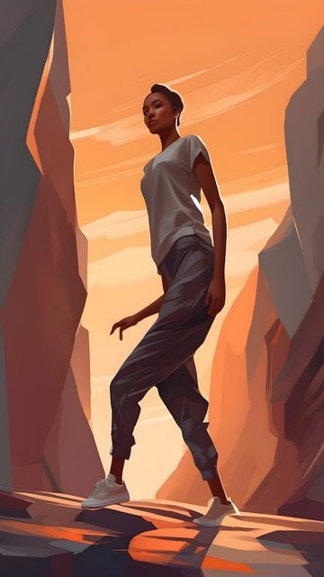 Golden Hour Canyon Walk with Determined Explorer