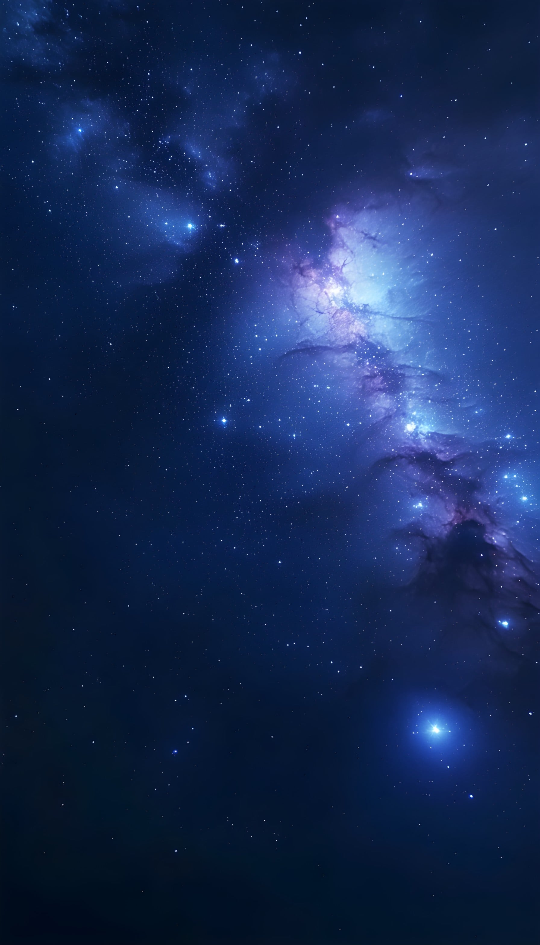 Deep Space Nebula Starfield Phone Wallpaper, space, nebula, stars, galaxy, cosmos, universe