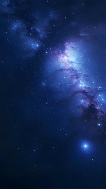 Deep Space Nebula Starfield Phone Wallpaper