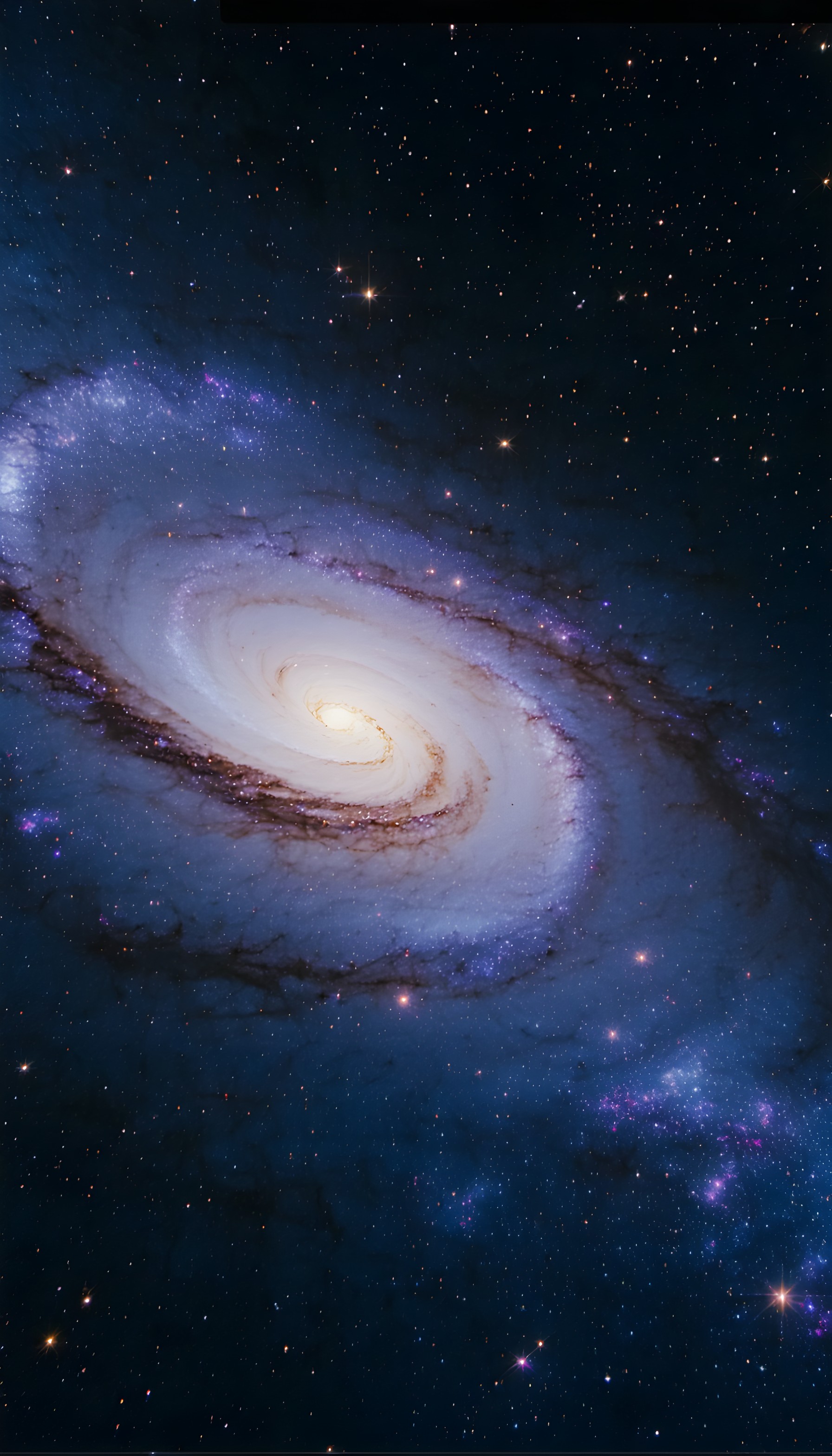 Spiral Galaxy Cosmos: Deep Space Nebula Wallpaper, spiral galaxy, space, cosmos, stars, nebula, deep space