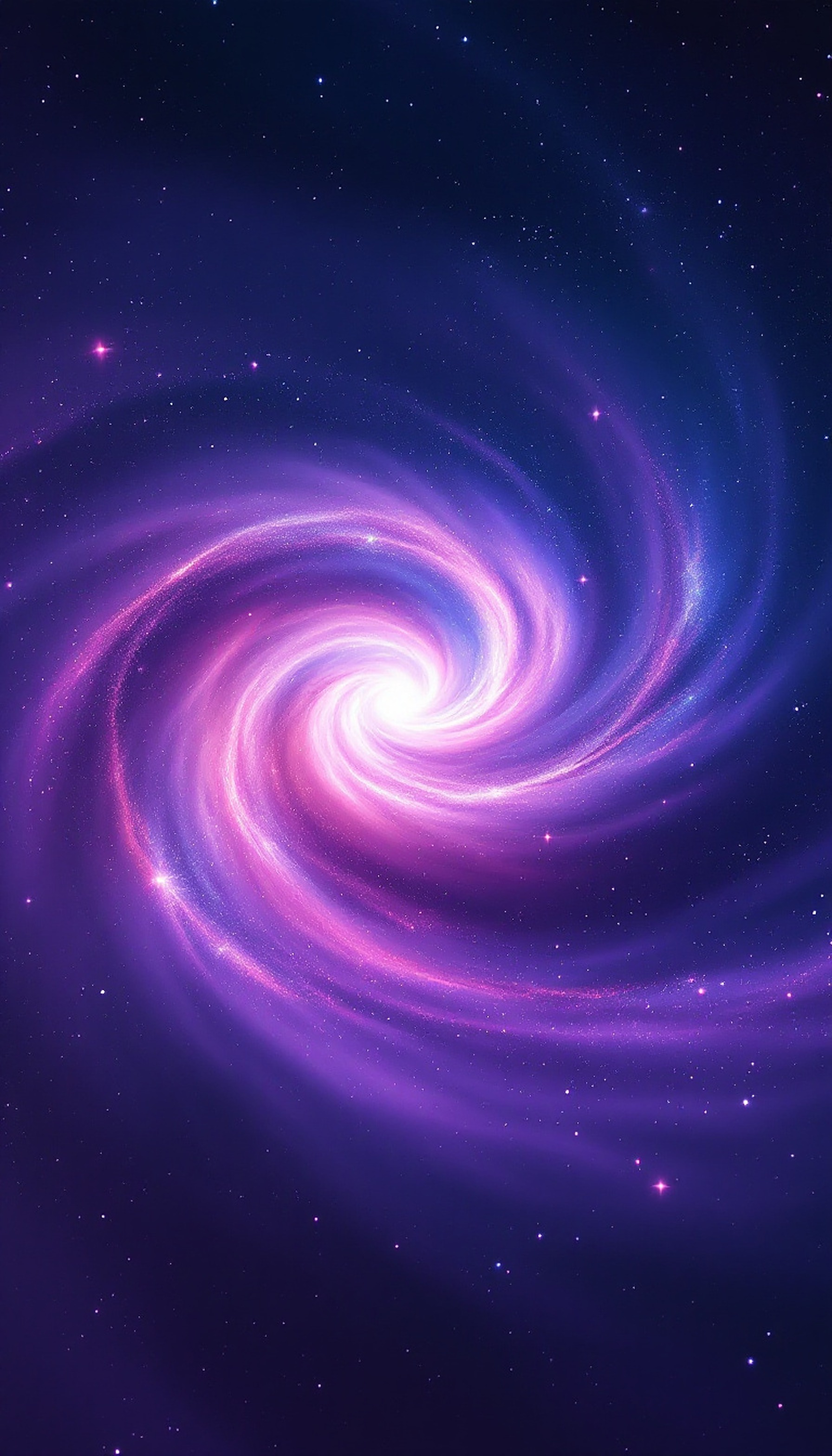 Vibrant Purple Spiral Galaxy Mobile Wallpaper, galaxy wallpaper, space background, purple galaxy, spiral galaxy, cosmic wallpaper, nebula