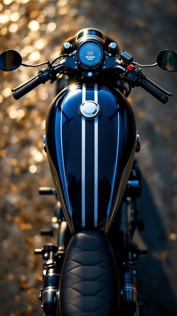 Classic Motorcycle Fuel Tank Wallpaper