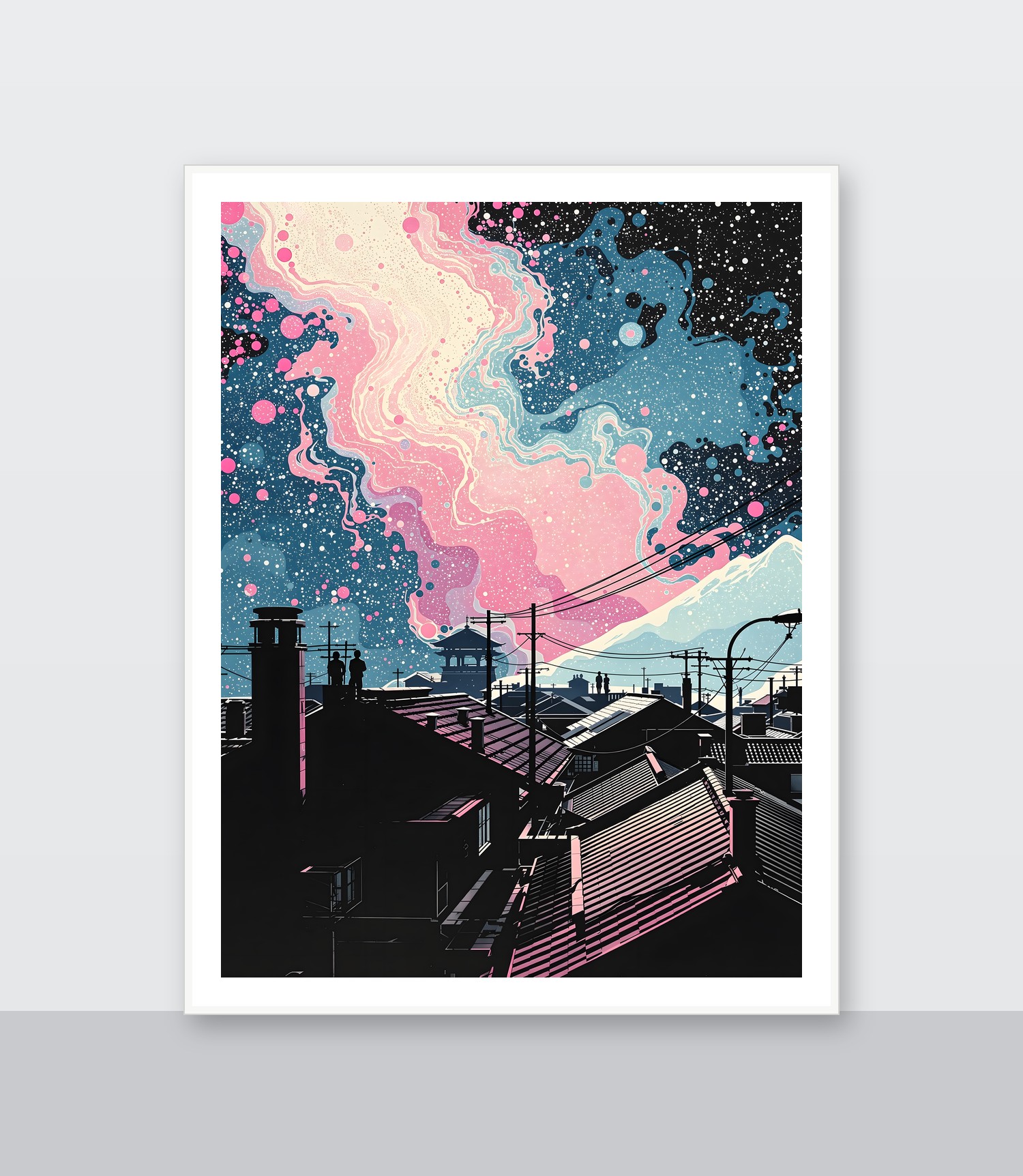 White frame