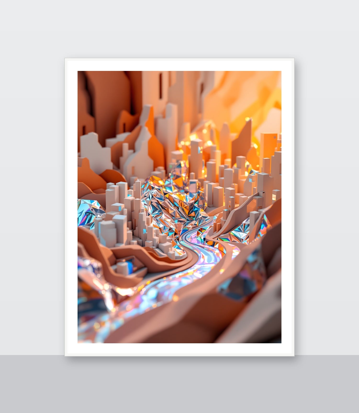 White frame