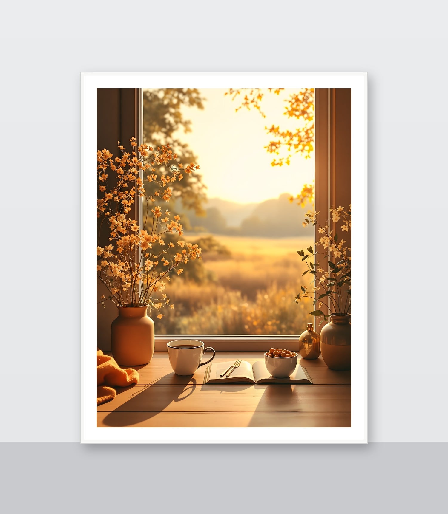 White frame