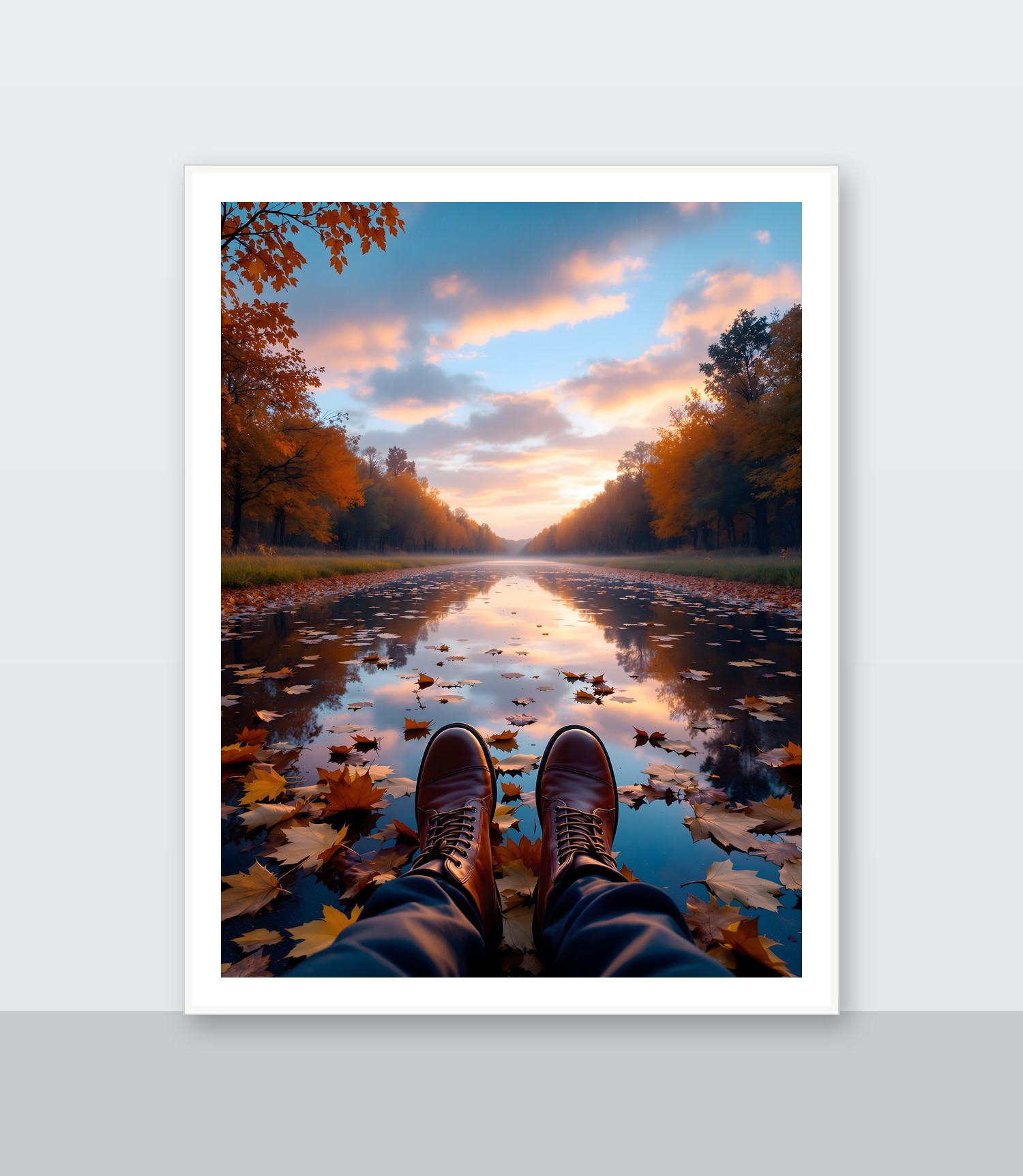 White frame