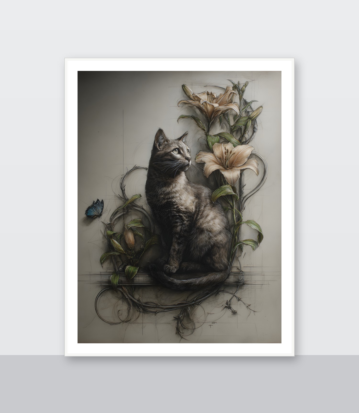 White frame