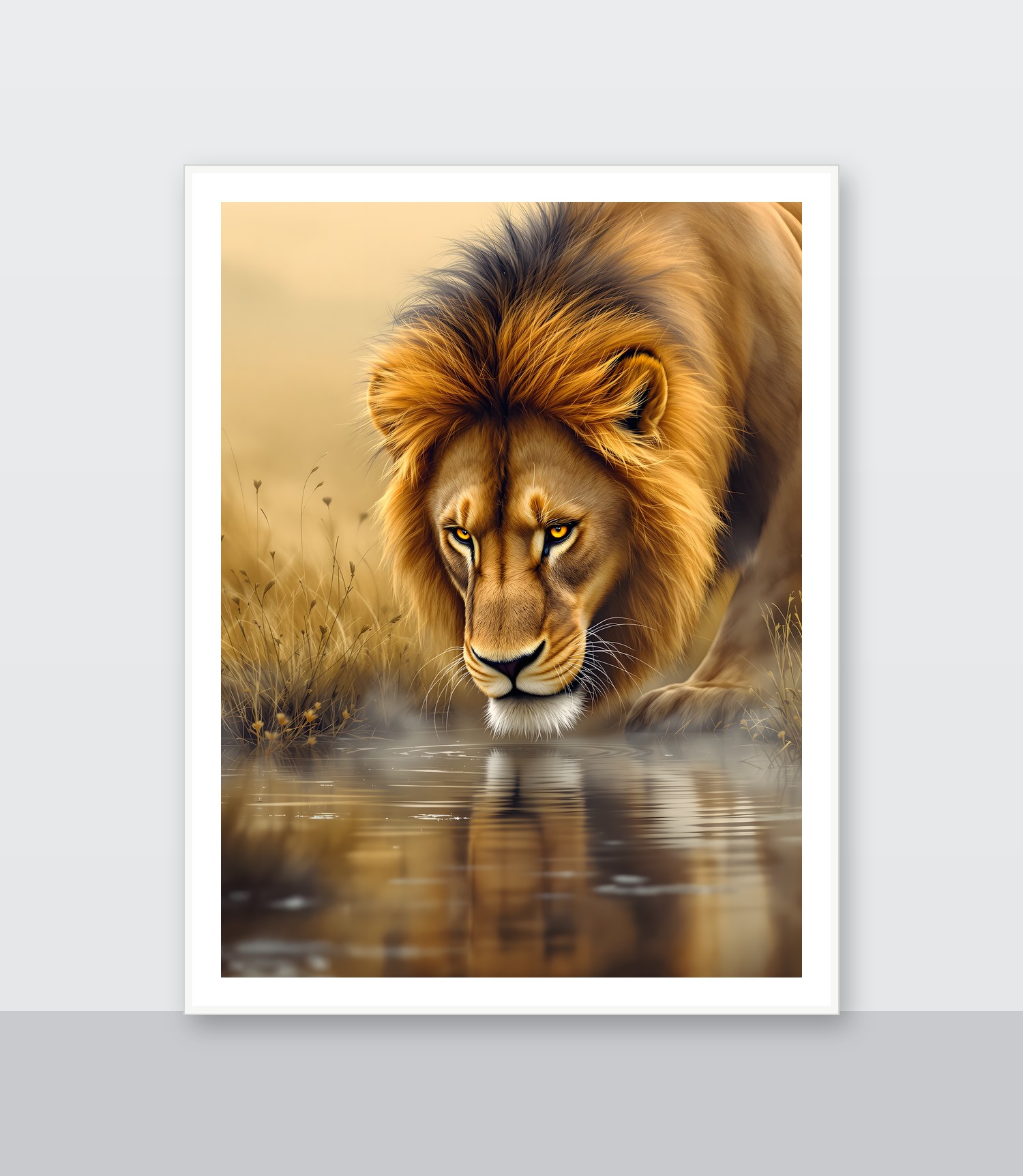 White frame
