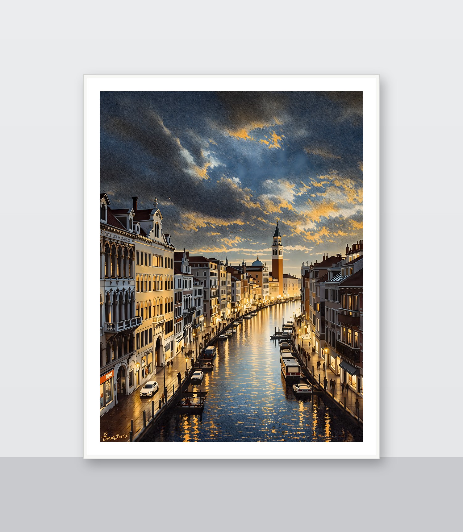 White frame