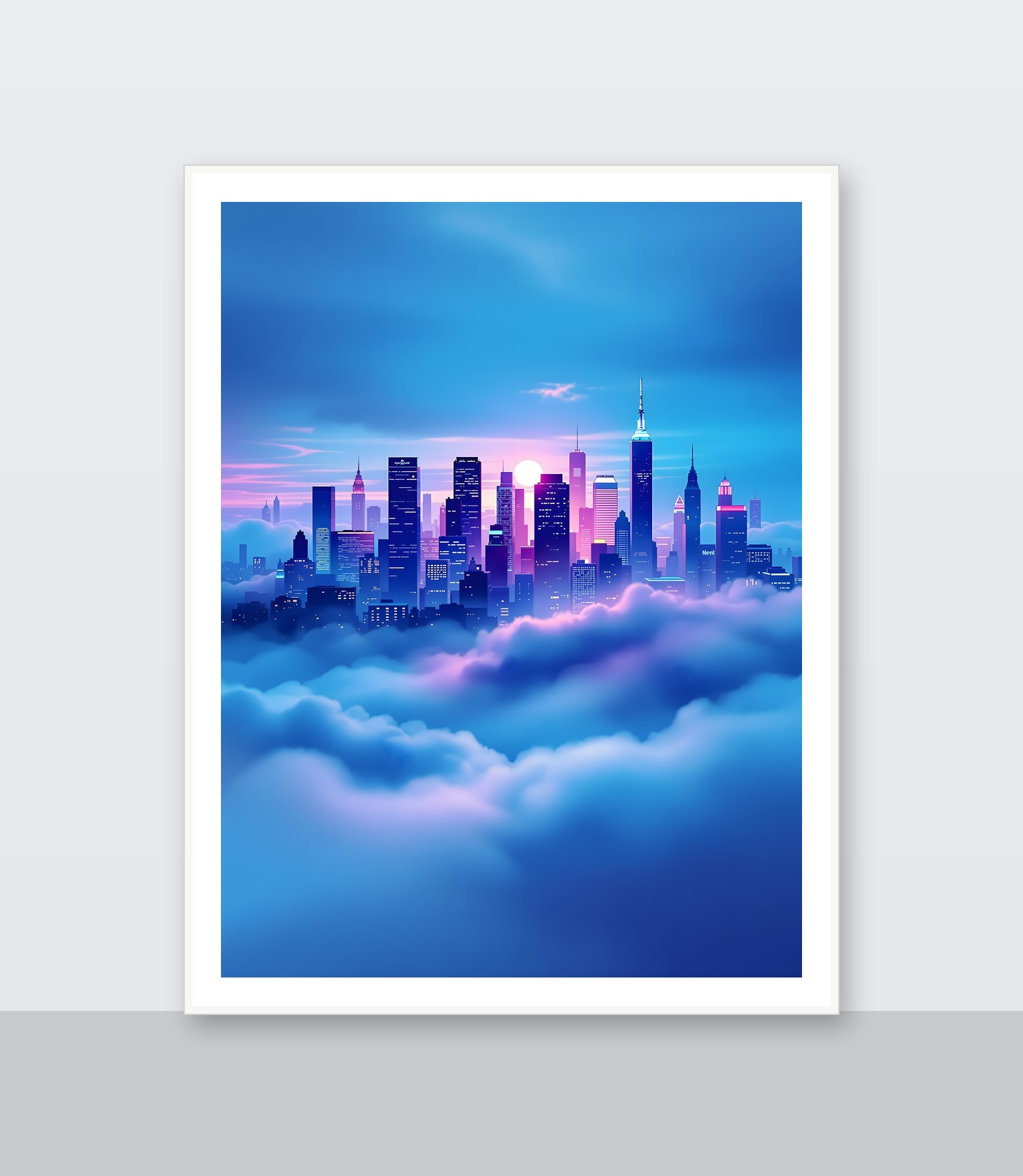 White frame
