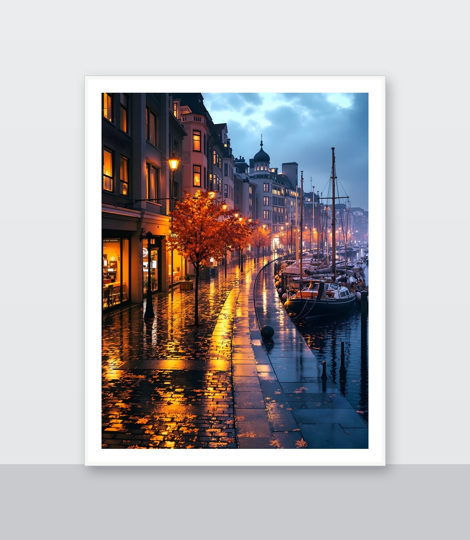 White frame