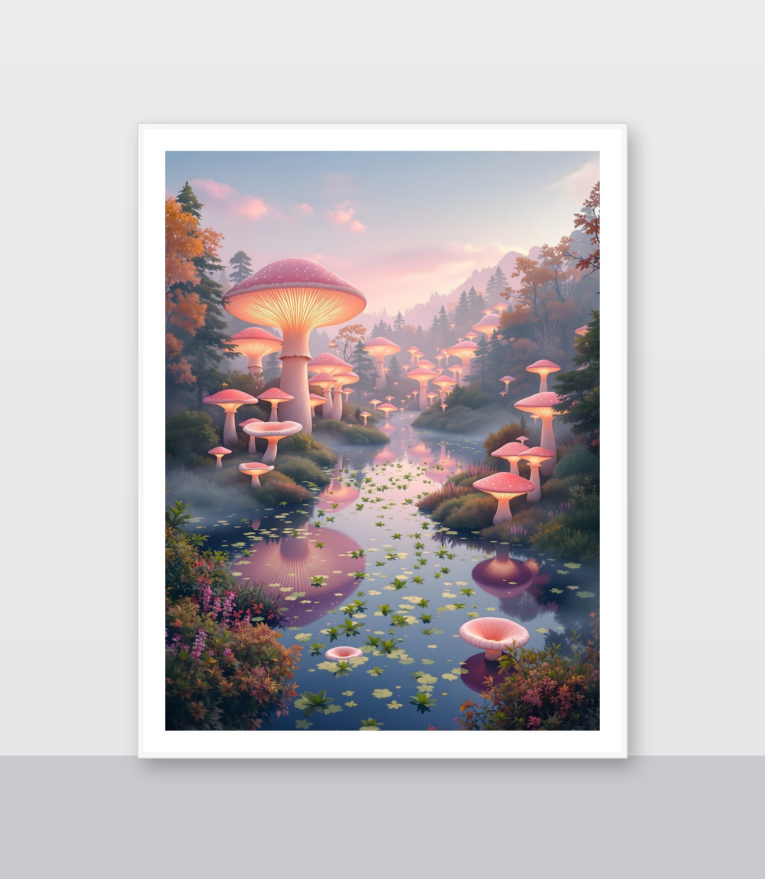 White frame