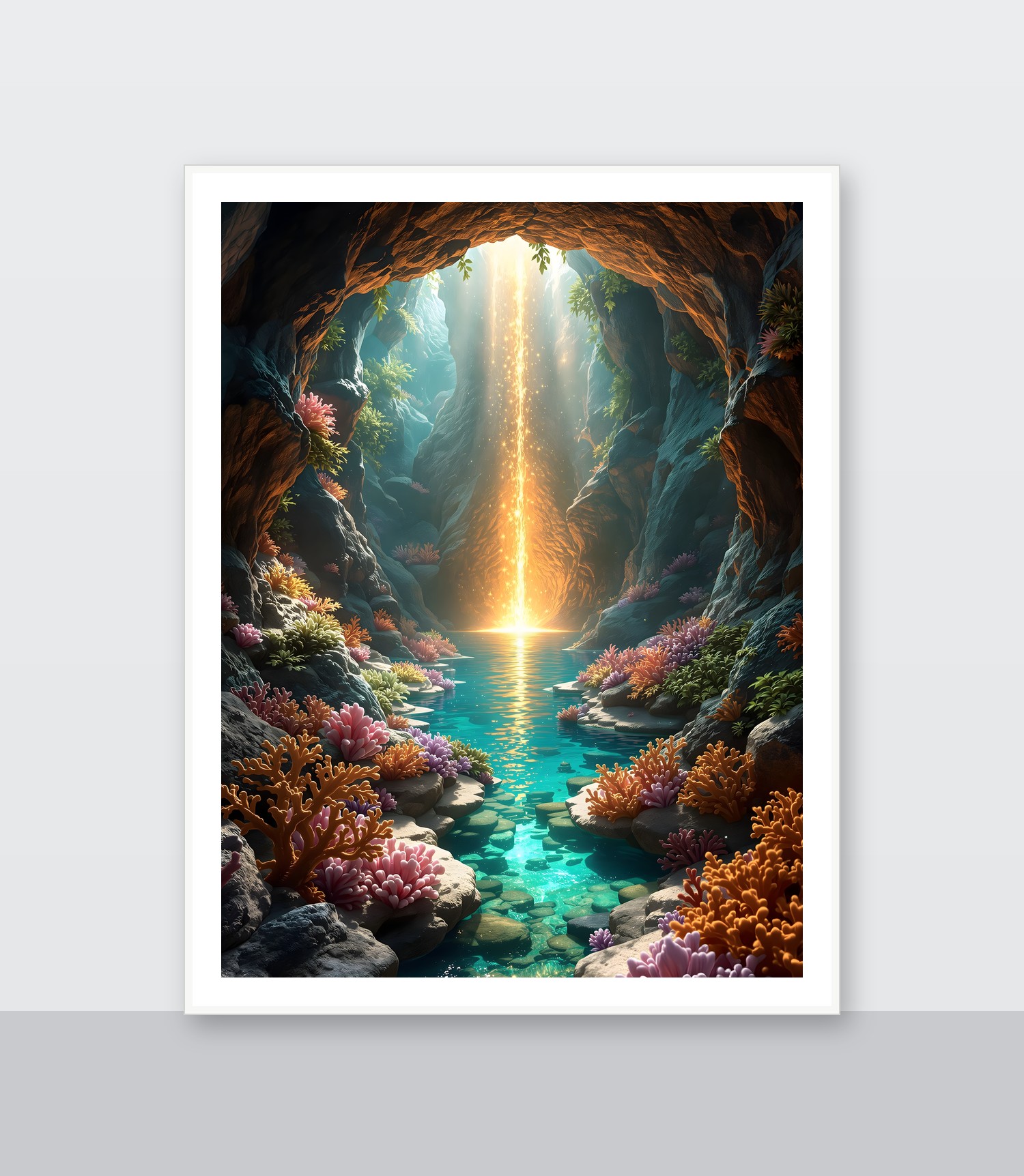 White frame