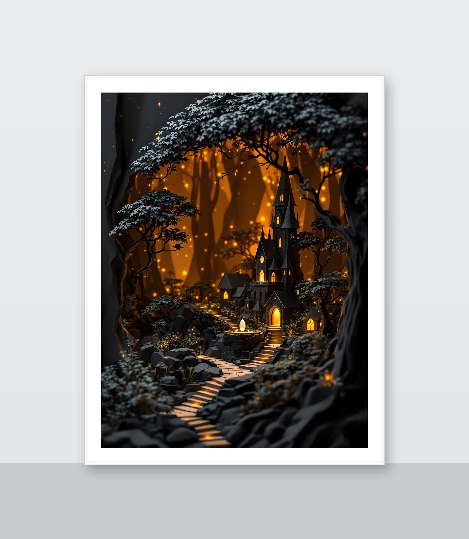 White frame