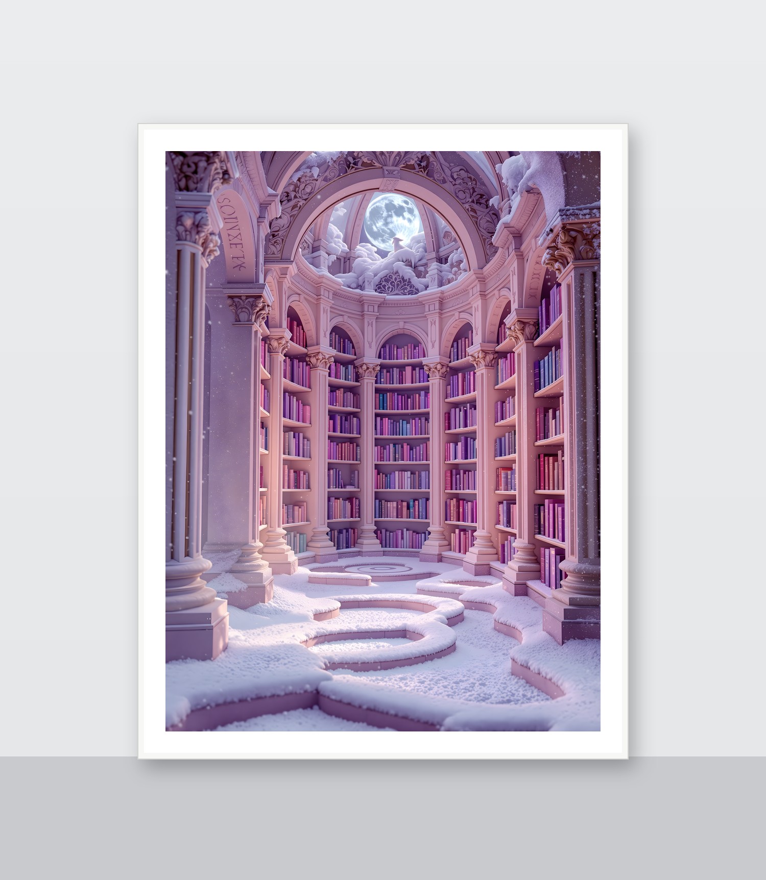 White frame