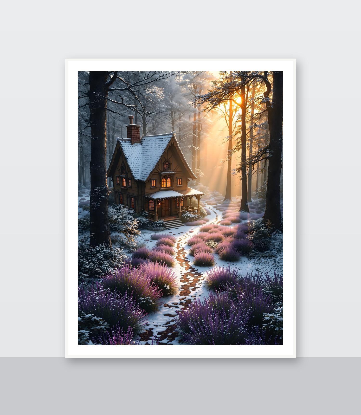 White frame