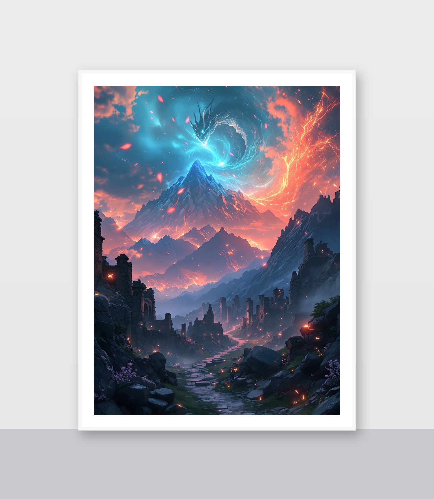 White frame