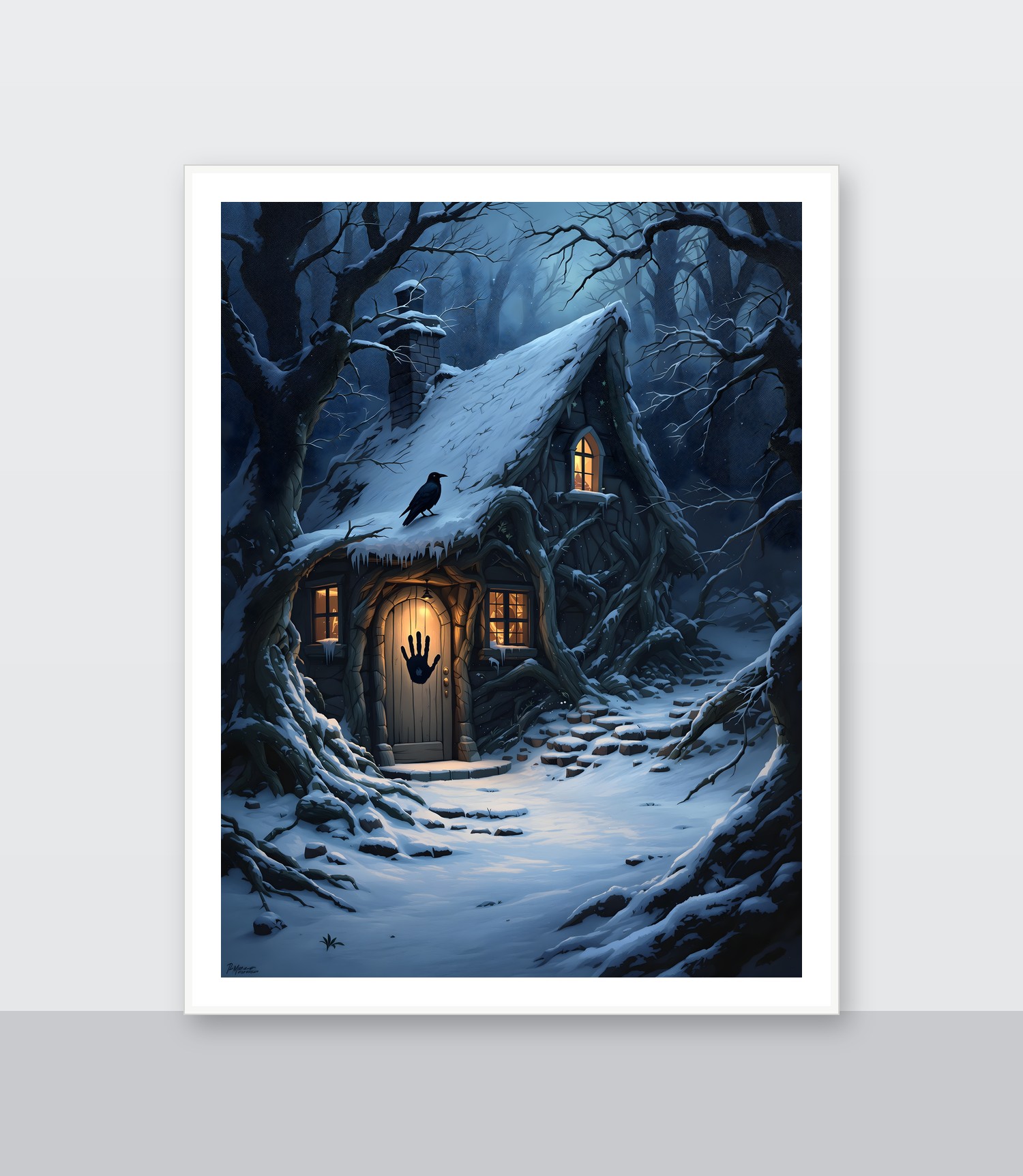 White frame