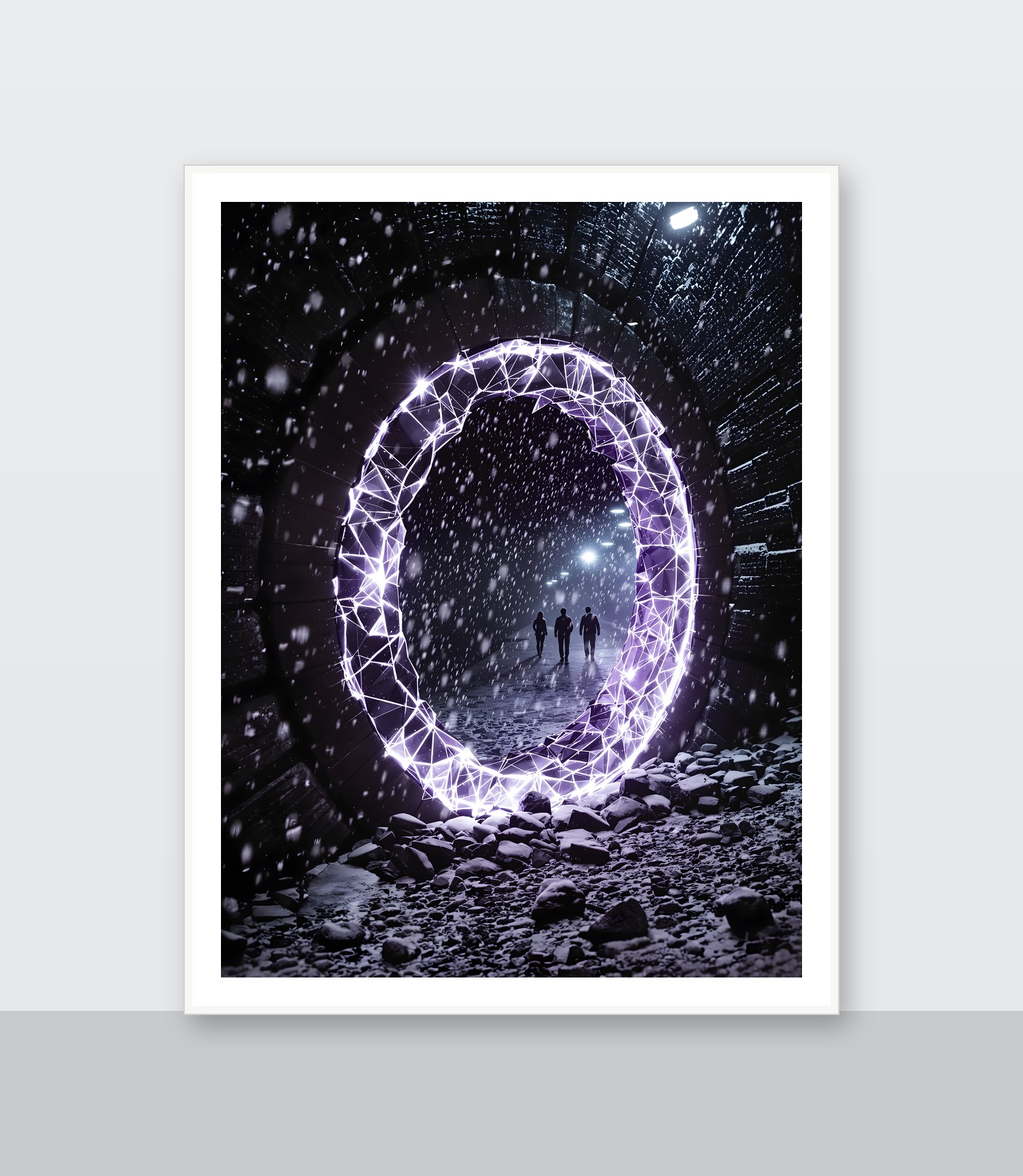 White frame