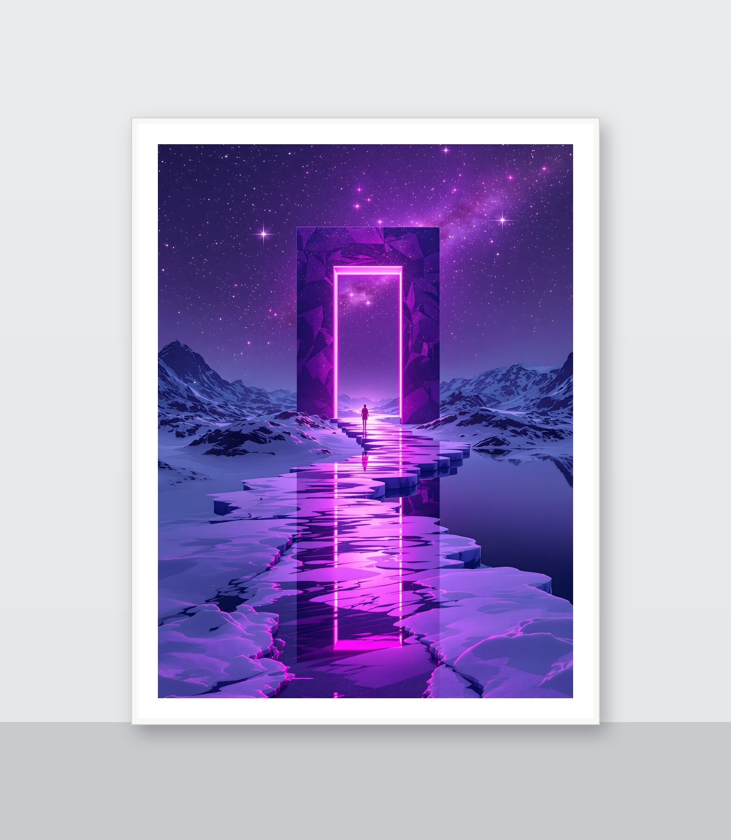 White frame