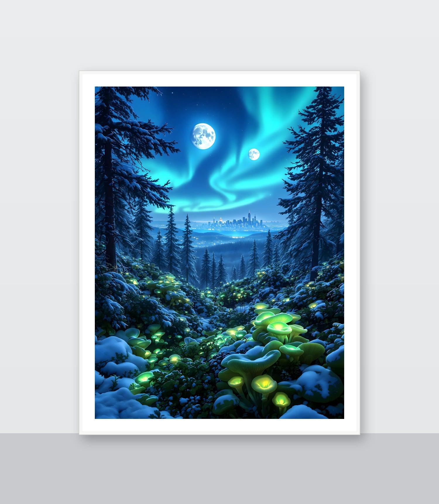 White frame