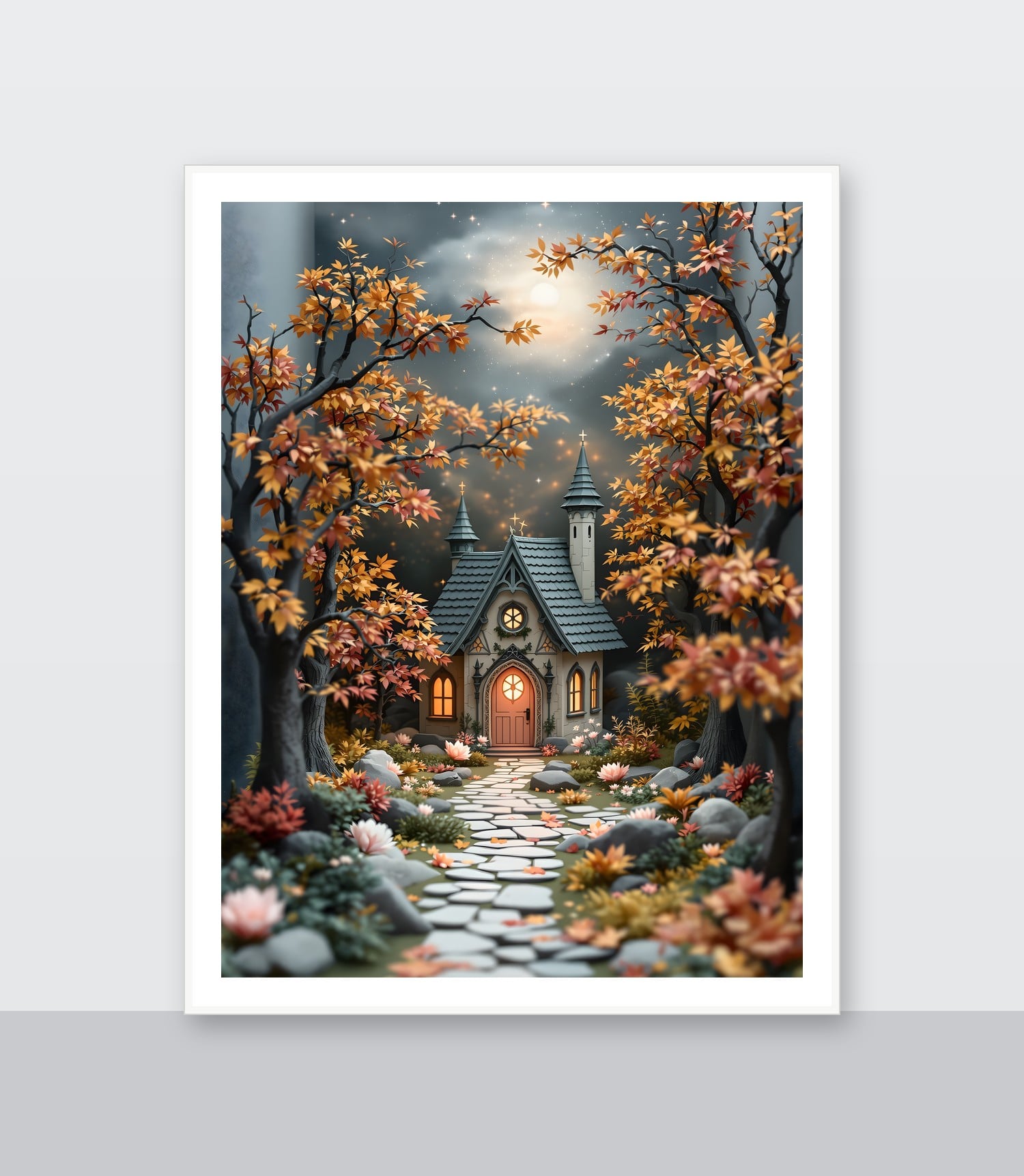 White frame