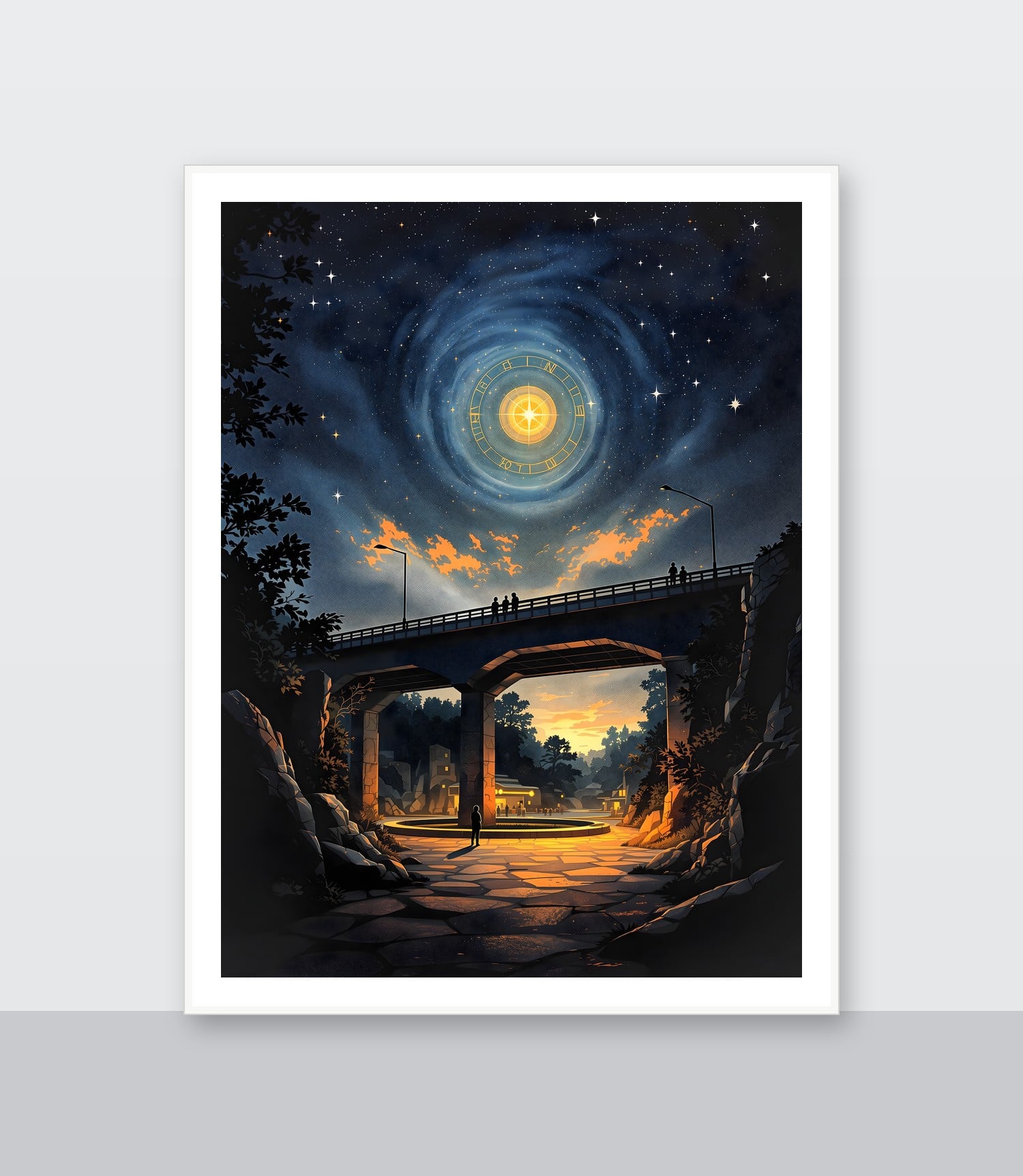 White frame